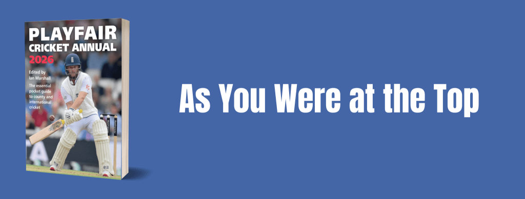 As You Were at the Top
